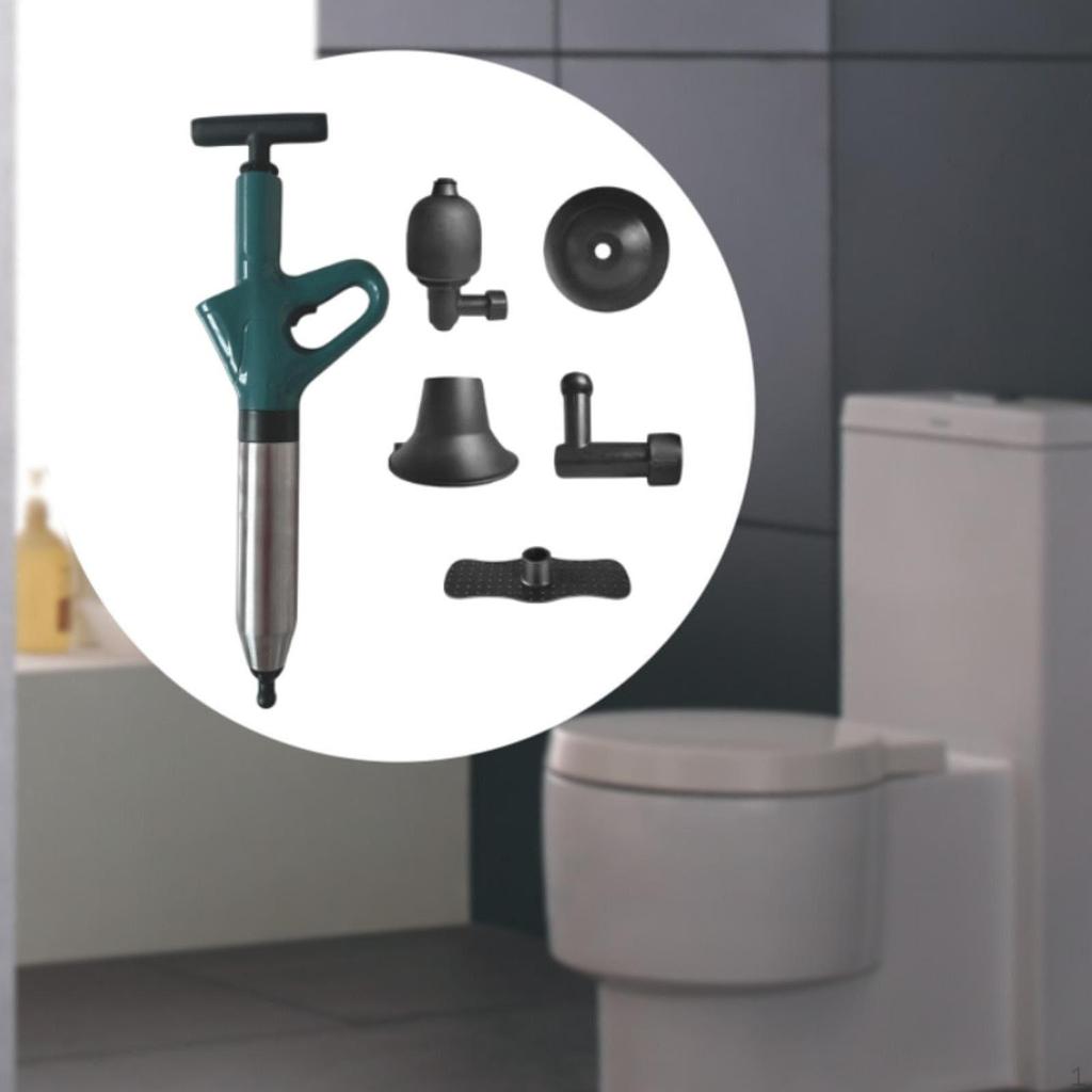 Высоконапорный воздушный поршень для туалета, мощный, мощный инструмент для удаления засоров в сливе