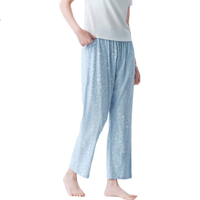 Yiershuang [100% Pure Cotton, Suitable for Outdoor Wear], Women's Loungewear Pants, Loose Casual Pure Cotton Trousers