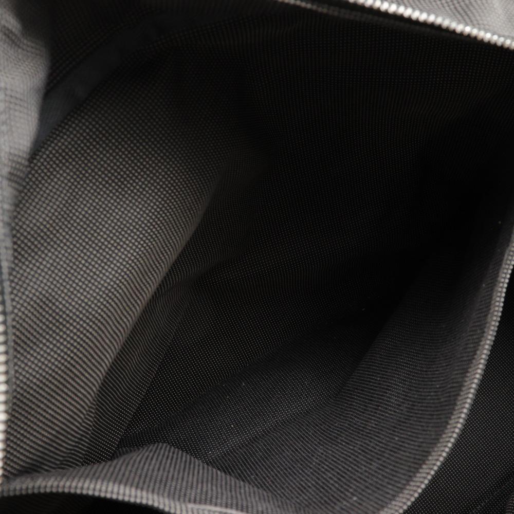 HERMES Herline Tote GM Tote Bag gray Nylon canvas unisex Used