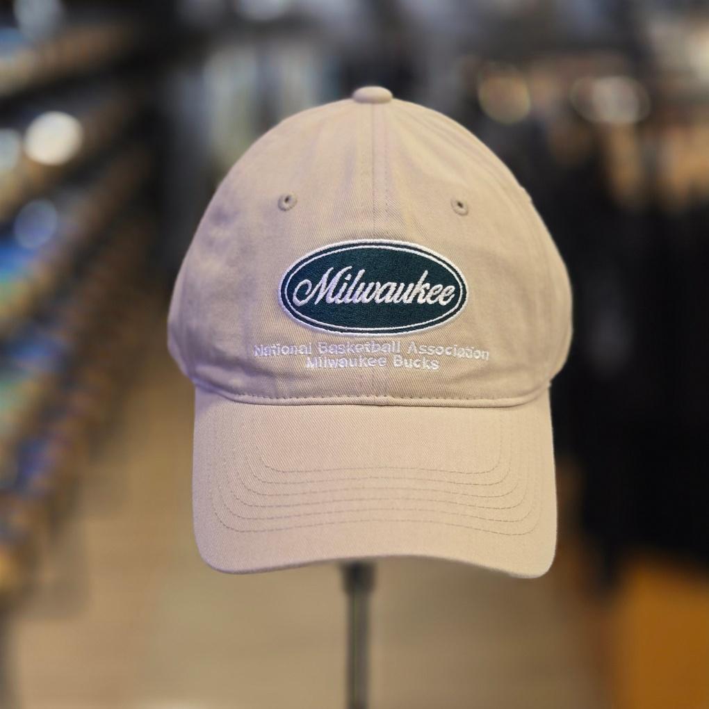 NBA Unisex Milwaukee Bucks Applique Washed Soft Ball Cap N255AP282P (83)