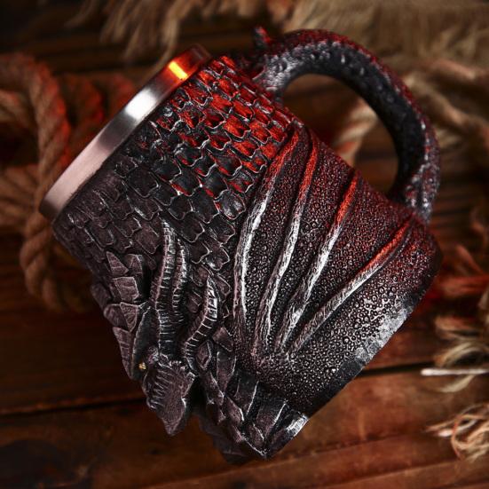 Yousheng средневековый дракон пивная кружка кофейная чашка украшение для вечеринки напиток сок кружка