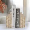 Wabi-sabi Style Home Imitation Travertine Bookends Model Room Soft Decorations Artistic Atmosphere Bookends