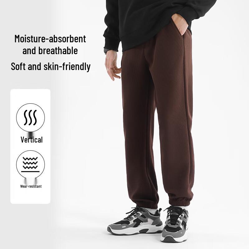Baleno Men's Waffle Knit Jogger Pants