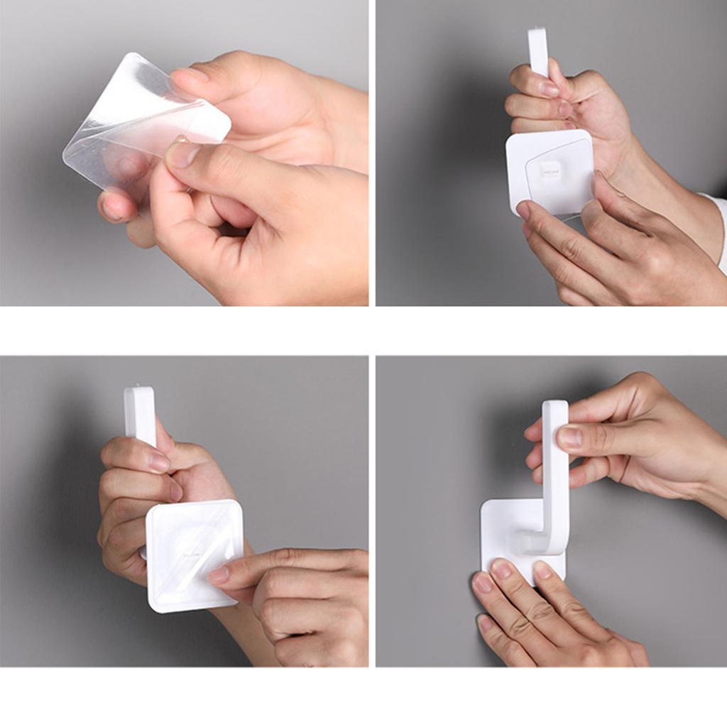 Настенный крючок для хранения вещей, прочный, экономящий место, настенный крючок без перфорации для ванной комнаты и кухни