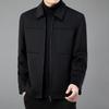 Firstview Men's Urban Casual Lapel Wool Blend Short Coat FV24D1137
