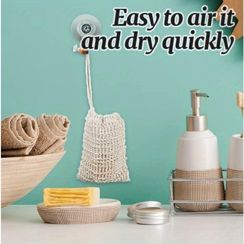 Набор из 10 мешочков для хранения мыла из льна и хлопка, мешочки для мыла с кулиской, деревянные бусины, пена для ванны и душа, мешочек для мыла Shukou