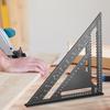 Speed ??Square, Triangle Carpenter Square, Triangular Right Angle Ruler - Portable Marking Gauge, Multifunctional Carpentry Tool for Carpenters and De