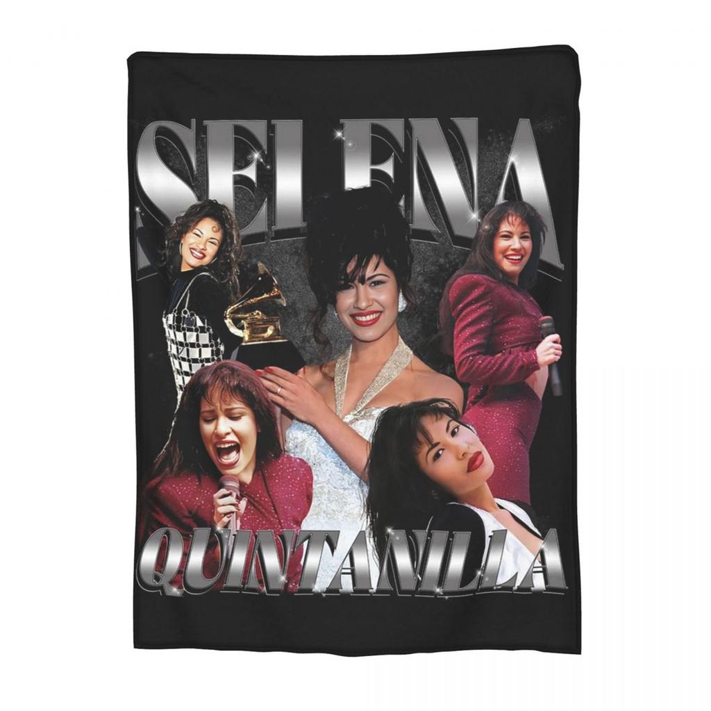Selena Quintanilla Vintage Blankets Fleece Sofa Throw Blanket Breathable Throw Blankets for Couch Bedding Throws Bedspread Quilt