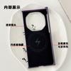 Magnetic Snap-On PU Leather Case Mate XT Triple-Fold Phone Full Coverage Anti-Drop Car Mount Compatible