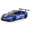 1/24 BMW M6 GT3 литой спортивный автомобиль модель литой металлический игрушечный трек гоночный автомобиль модель имитация звука и света коллекция детский подарок