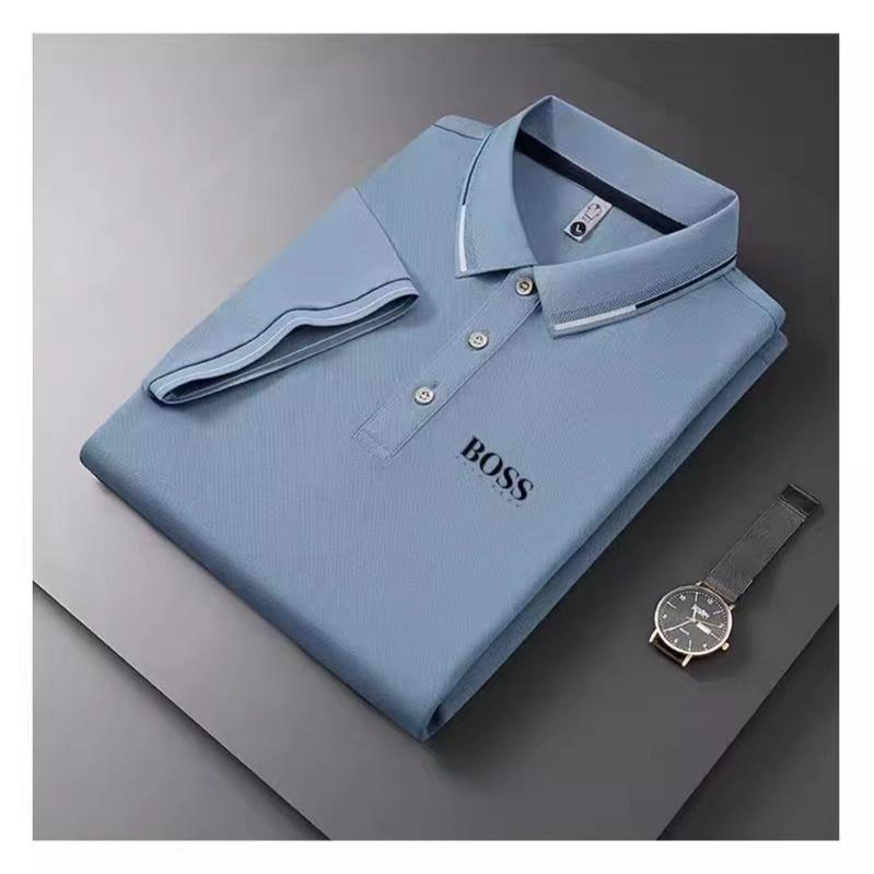 STORN Новая мужская рубашка-поло с коротким рукавом в стиле business casual