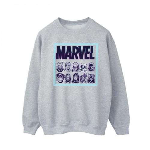 Marvel Mens Comics Glitch Sweatshirt