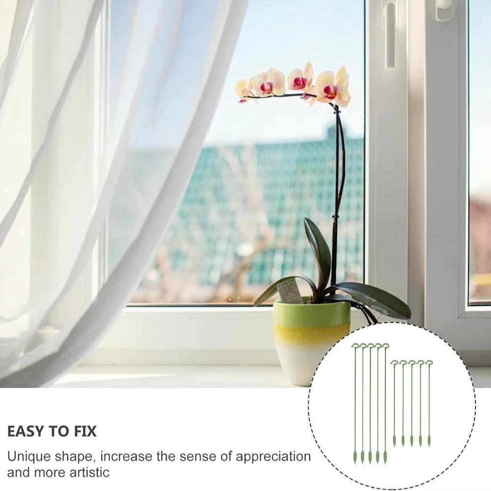 10pcs Butterflies Orchid Plants Support Racks Durable Vine Climbing Stand Gardening Tools