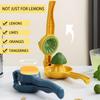 Creative knob type lemon squeezer convenient and efficient kitchen tool blue