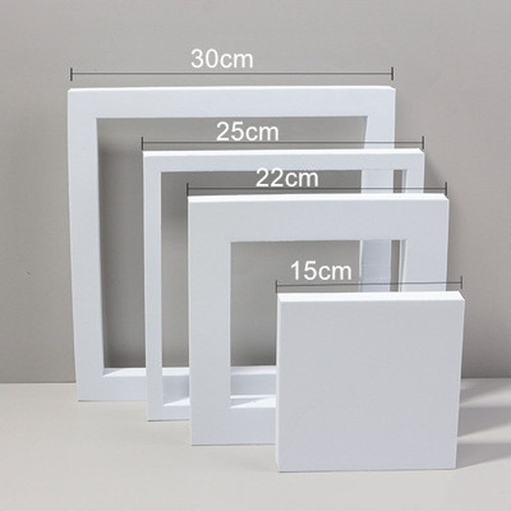 Cube Photographic Prop Ins Wind Net Red White Photographic Prop Shooting Props Geometric Stereo