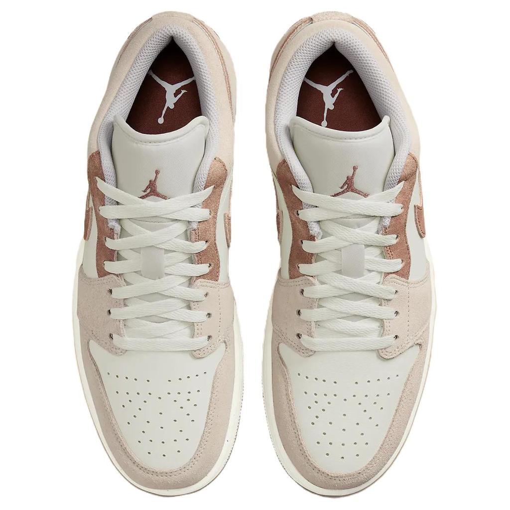 Кроссовки Air Jordan 1 Low SE Sail Archaeo Brown Мужские Кремовые Легенда-Светло-Коричневый Нейтрально-Серый HF1567-200