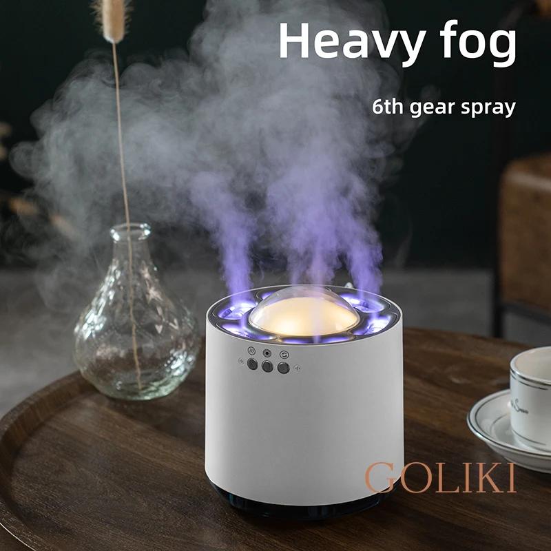 800ML Humidifier Intelligent Mute Colorful Ambient Light USB Lightweight Air Diffuser Dynamic Sound Pickup Bedroom Mist Maker Home