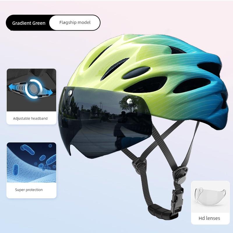 Yu Zhaolin Kidsren's Bicycle Helmet for Boys and Girls, Bicycle, Skateboard, Roller Skating, Balance Car, Ultra-Light Safety Helmet All-In-One