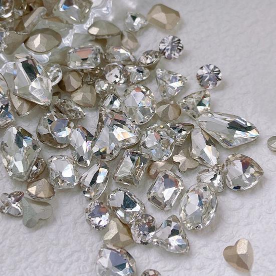 Изысканные стразы для ногтей, прозрачные, не выцветающие, декоративные