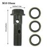 M8/M10x1.25 Универсальный Тормозной Главный Цилиндр Мотоцикла Масляный Шланг Болт-Штуцер Винт