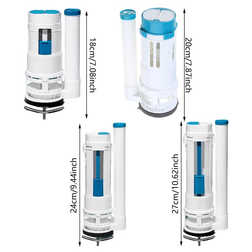 Многоцелевая часть впускных клапанов бачка унитаза, герметичная, прочная, из АБС-материалов, для плавного потока воды для бытового использования