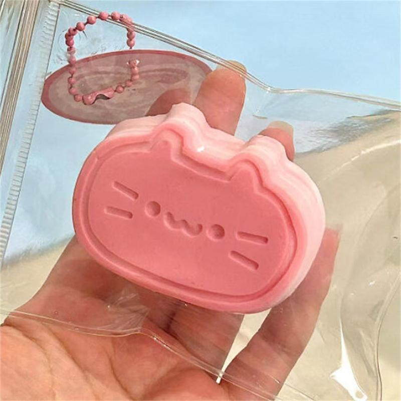 Пудинг Кот Моти Сквиши Сжималки Игрушки для Снятия Стресса Для Детей Взрослых Сырный Китти Мячик-антистресс Игрушки-антистресс Мягкие Сенсорные Игрушки-фиджет