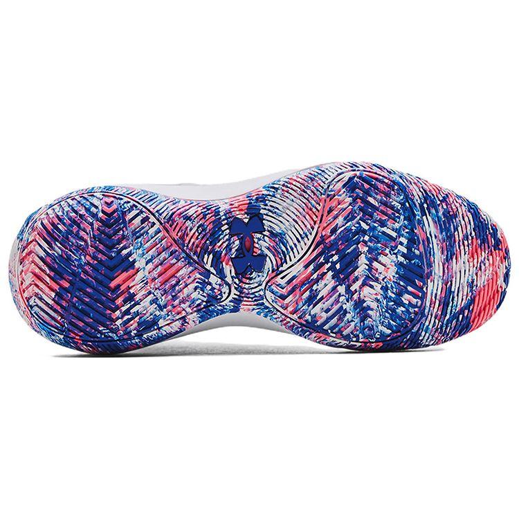 Under Armour Jet 21 Round Head Comfortable Shock Absorption Slip Resistant Wear Resistant Mid Top Basketball Shoes Men Basketball Shoes 3024260-109