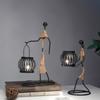 New Vintage Candle Holders Home Metal People Model Candelabros Decorative Creative Candlestick Party Wedding Centerpices