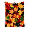 1pc Autumn Leaf Design Blanket, Featuring Vibrant Autumn Colors. This Cute Flannel Blanket Is Available In a Variety of Colors And Is for Your Sofa, B