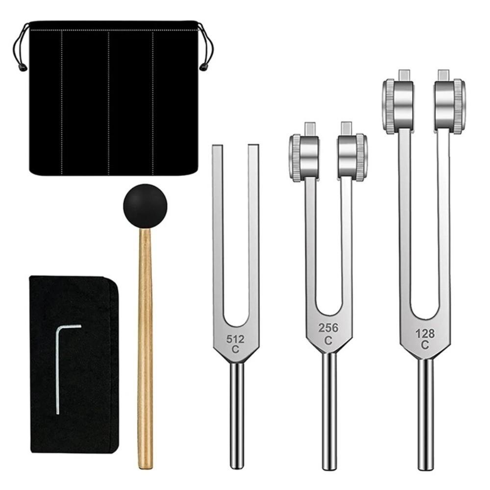 Relaxation Tool Tuning Forks 128 Hz Ear Picking Tools Portable Yoga Tuning Fork Meditation Session