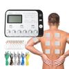 6 Channel Smart Pulse Massager Machine for Body Relaxation EMS TENS Muscle Stimulator with Pads Portable Electric Wellness Device
