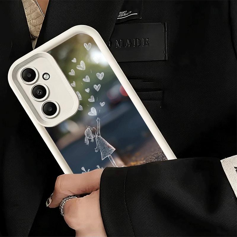 Чехол для телефона Samsung Galaxy A17 A16 A15 A14 A13 Природа Милый Детский Рисунок Стиль A56 A36 A26 A55 A35 A25 A54 A34 A24 A53 A33 A