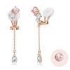 Morganite Earrings for Women Popular April Birthstone Hypoallergenic Silver 925 Earrings Drop Brand Stylish Anniversary Birthday Present Day FH.bird