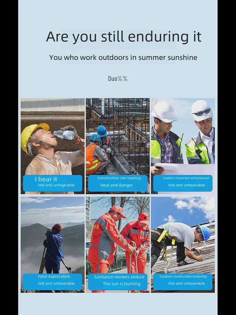 Шлем с двумя вентиляторами на солнечных батареях и подсветкой — ударопрочная перезаряжаемая кепка инженерной конструкции.