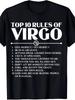 Unisex T-shirt Humorous Virgo Zodiac Sign T-Shirt - The 10 Key Traits of Virgo - Ideal Birthday Present for Virgo I