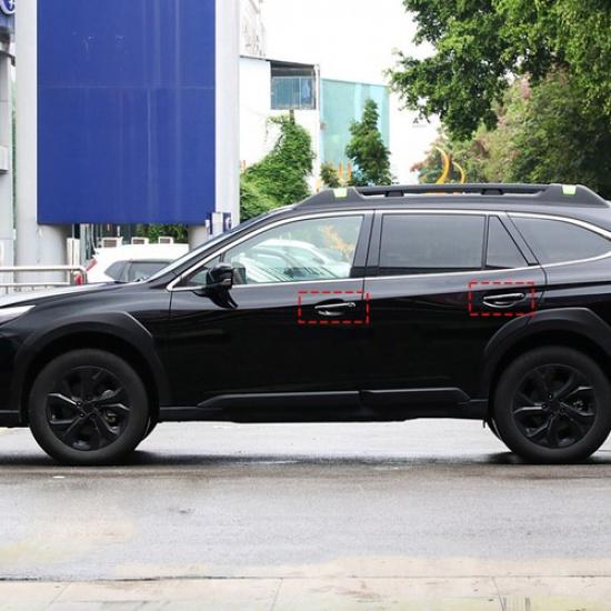 Накладка на наружную дверную ручку из АБС-пластика под карбон для Subaru Outback -23