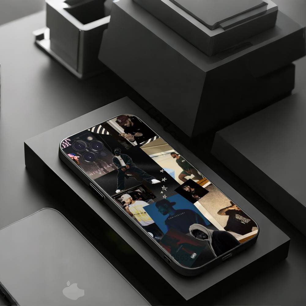 B-Bryson Tiller Phone Case for iPhone 11Pro 13 12 11 Pro Max 16e 17 Air 16 15 14 Plus 11ProMax