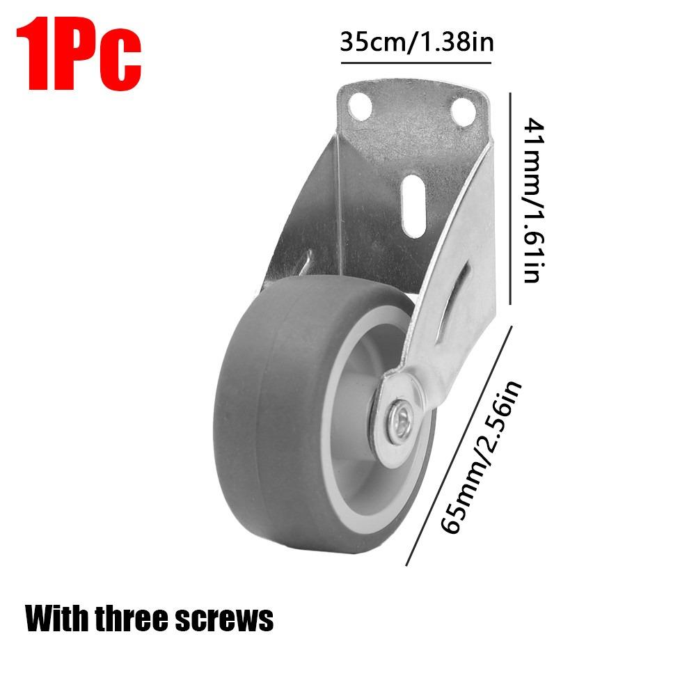 1/2Pcs Side Mounted Directional Roller Mobile Gate Casters Durable Furniture Caster