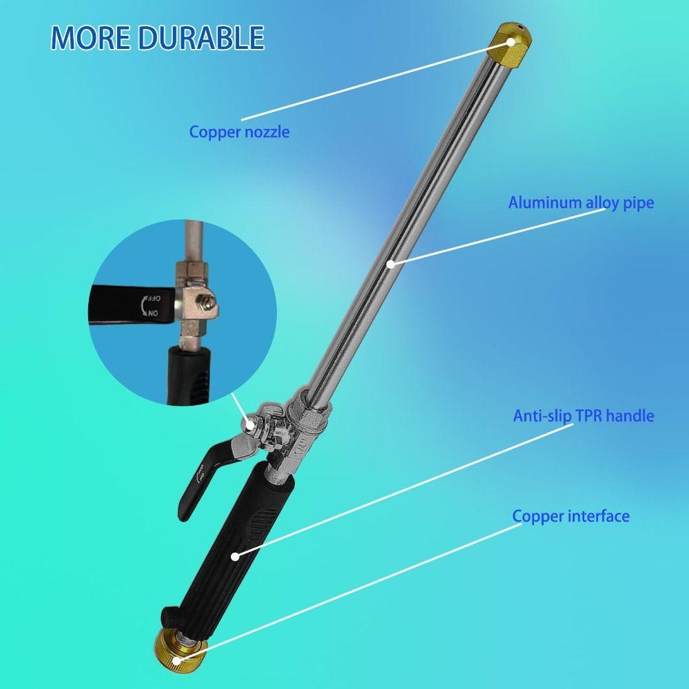 Easily Removes Stains Jet Nozzle Pressure Washer Hose Nozzle Car Cleaning Tool