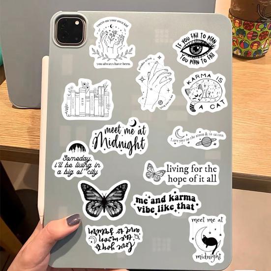 8 листов мультяшные наклейки для скрапбукинга водонепроницаемые граффити наклейка гитара скейтборд холодильник чехол для телефона бутылка с водой DIY украшения