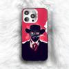 Печатный чехол для телефона D-Django для iPhone 16 17 15 14 12 13 Pro Max Черный цвет Ударопрочный чехол