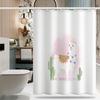 Bathroom Thickened Waterproof Curtain Mildew Proof Shower Curtain Shower Partition Curtain Shower Curtain Bathroom Curtain Free Perforation