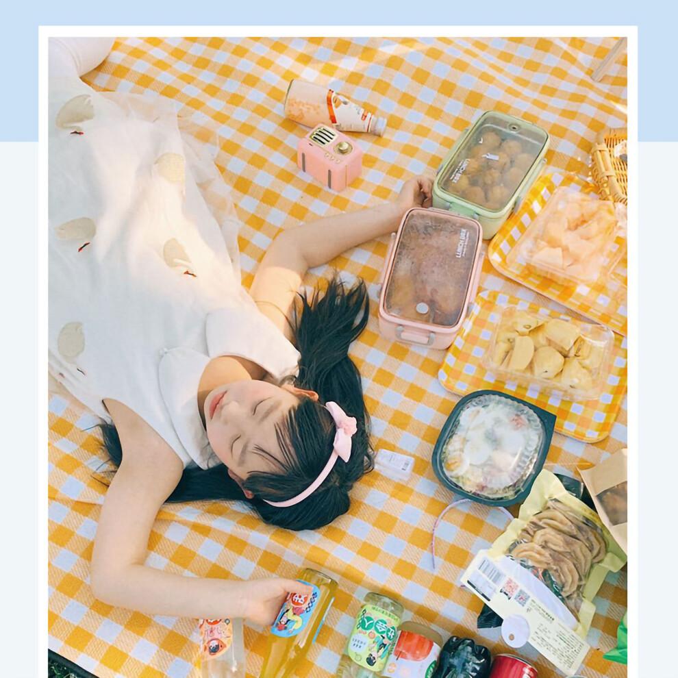 Portable Waterproof Picnic Mat Outdoor Use Foldable Sandproof With Machine Washable Durable Fabric Large Size Blanket For Camping Beach Travel Multi