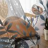 Bohemian Abstract Wind Leaf Plant Bedroom Curtains Tulle Sheer Curtain Living Room Home Decor Voile Drapes