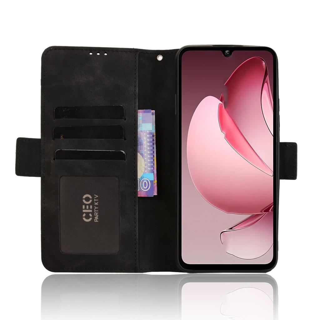 Для Oukitel C60 Pro/Oukitel C60 Кожаный чехол Чехол-кошелек для телефона с несколькими отделениями для карт