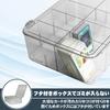 Manekinext Контейнер для хранения коллекционных карточек Прозрачный ПЭТ Большой вместимости с крышкой и разделителями 8 отделений 30 x 26 10,5 см