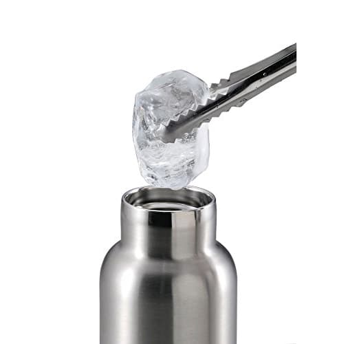 Captain Stag (CAPTAIN STAG) Sports Bottle, Direct Drinking, Double Stainless Steel Bottle, Vacuum Insulated HD Bottle, 600ml, Silver, UE-3365, Outer D