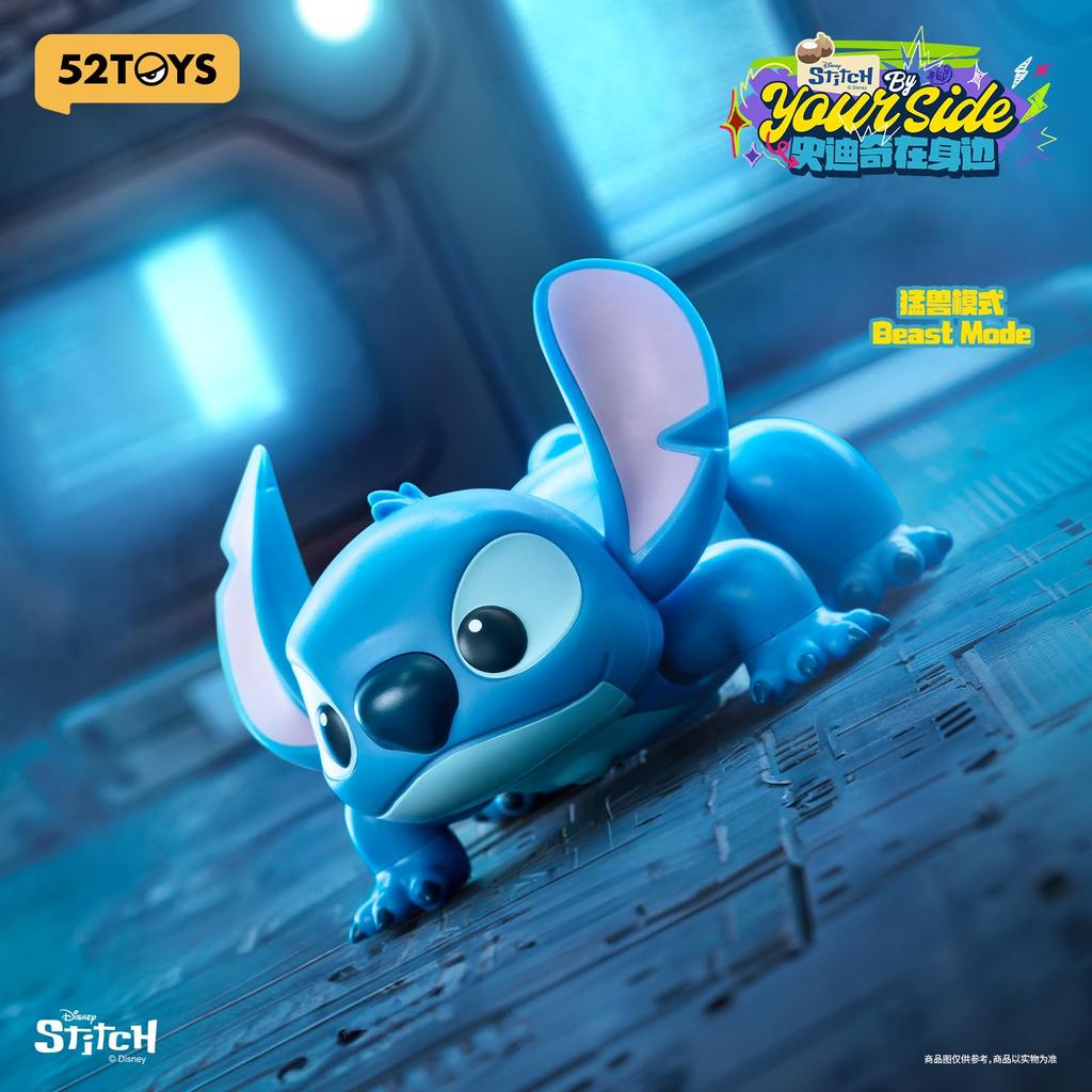 52TOYS BLINDBOX Серия «Стич Всегда Вместе» ПВХ АБС Торговая коробка из 4 шт. и Фигурки,