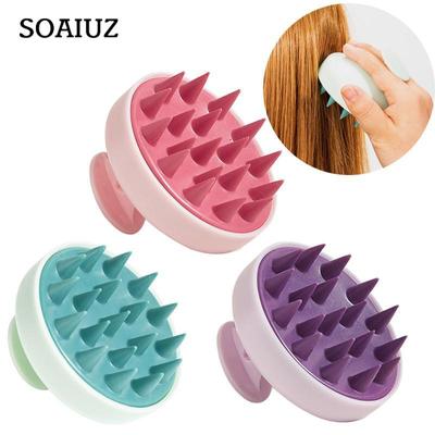 Силиконовый шампунь, массажер для волос, головы, тела, массажная щетка для головы, расческа для мытья волос, щетка для душа, ванна, спа, массажная щетка