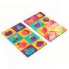 Glass Kitchen Serving Boards with Graphic Fruit Icons 2x30x52 Cm